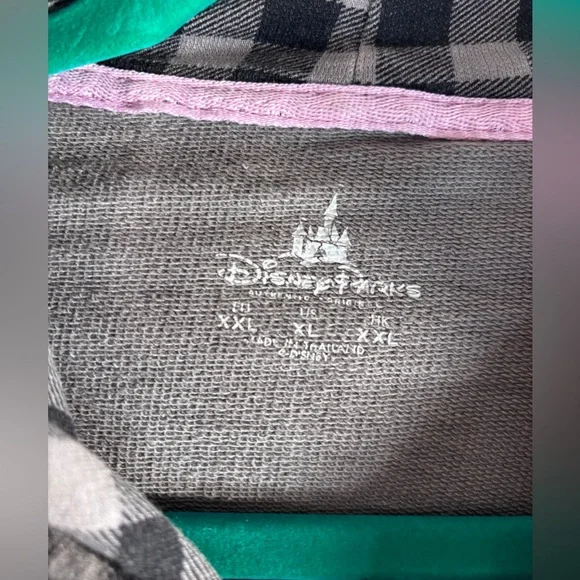 Disney Mickey Mouse Women's zip-up Hoodie Gray & Pink XL - Picture 4 of 6